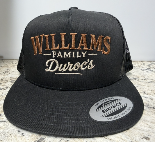 Williams Family Duroc’s Snapback Hat